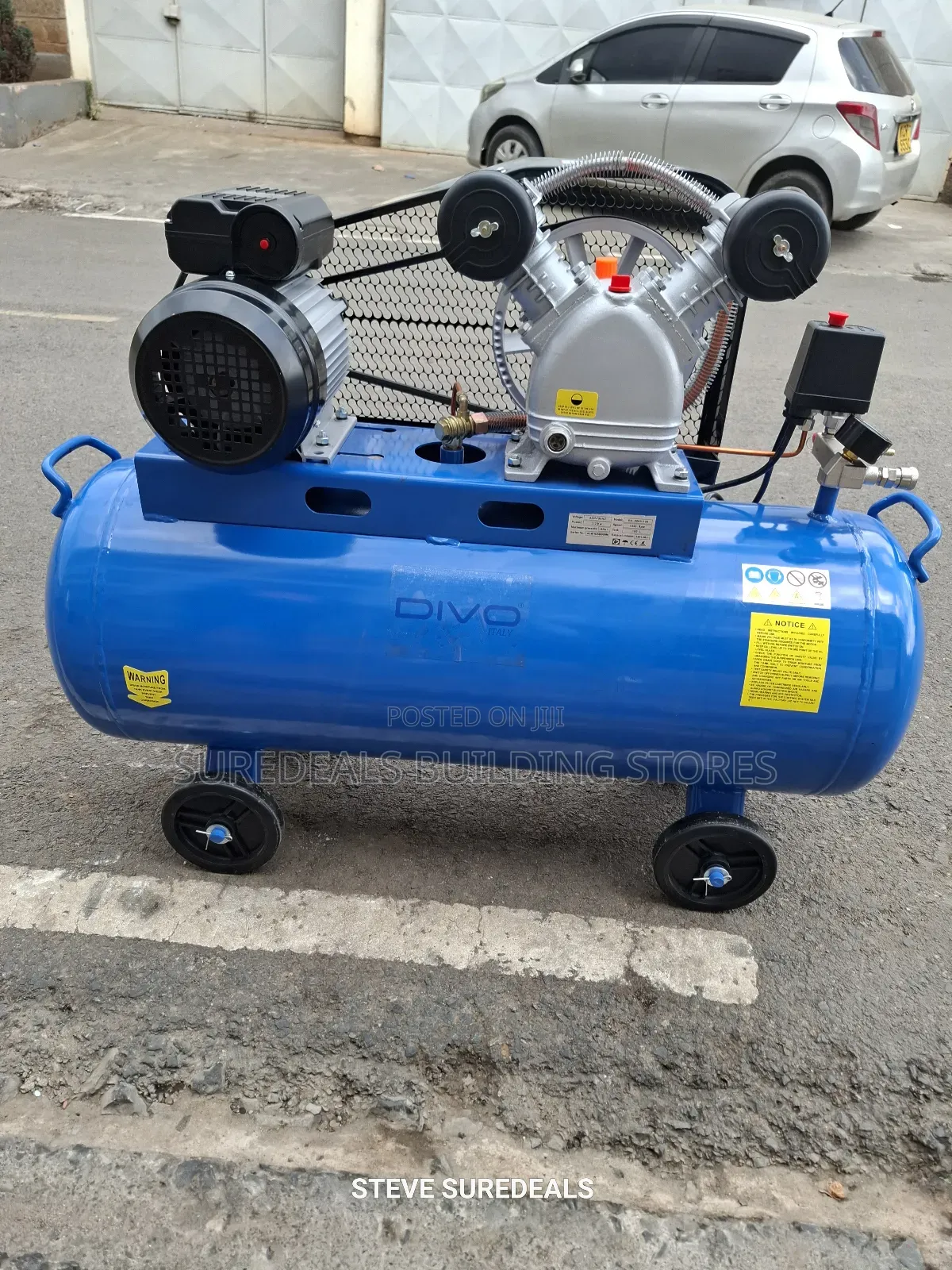 Electric Air Compressor,3hp Motor,100ltrs Tank Capacity