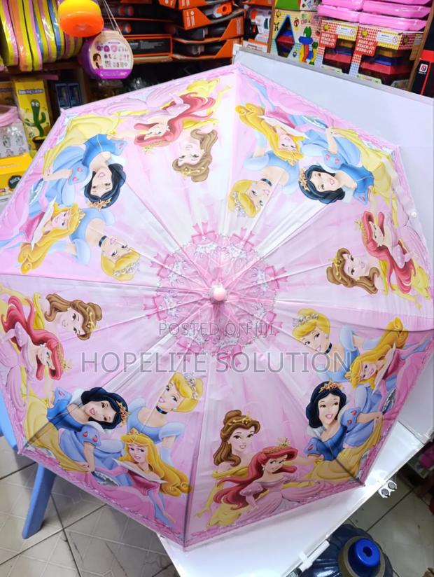 Cartoon Themed Kids Umbrella - main view