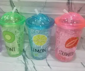 *Stylish Double Wall Frost Ice Smoothie Cup at 