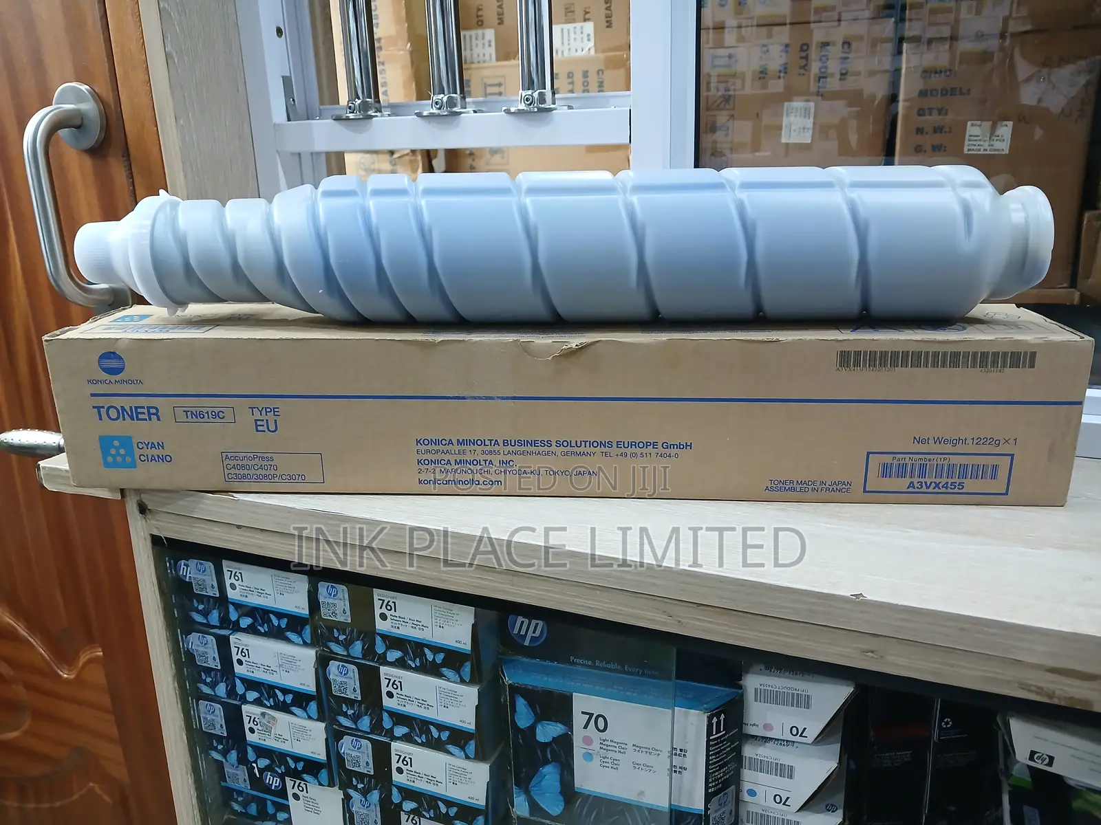 Original Tn-619 Cyan Toner