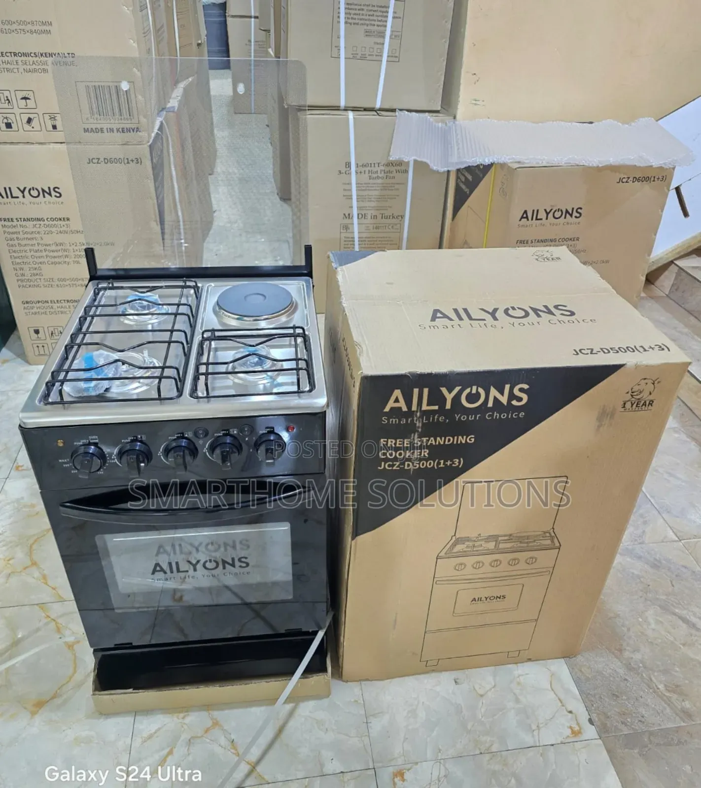 50*55 Ailyons 3+1 Standing Cooker