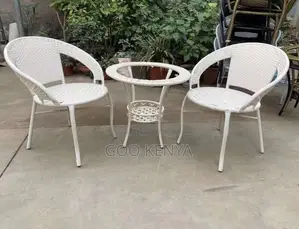 Home Balcony Set; Weather-Resistant Rattan Bistro Set for Balcony