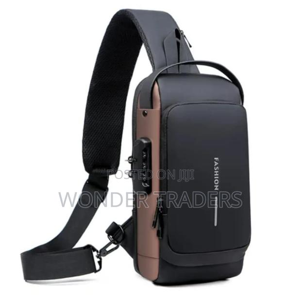 Anti -Theft Usb Shoulder/Chest Bag, Sling for Travel* - thumbnail 3