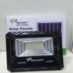 Dp Light 200w Solar Floodlight With Remote Control Waterproof
