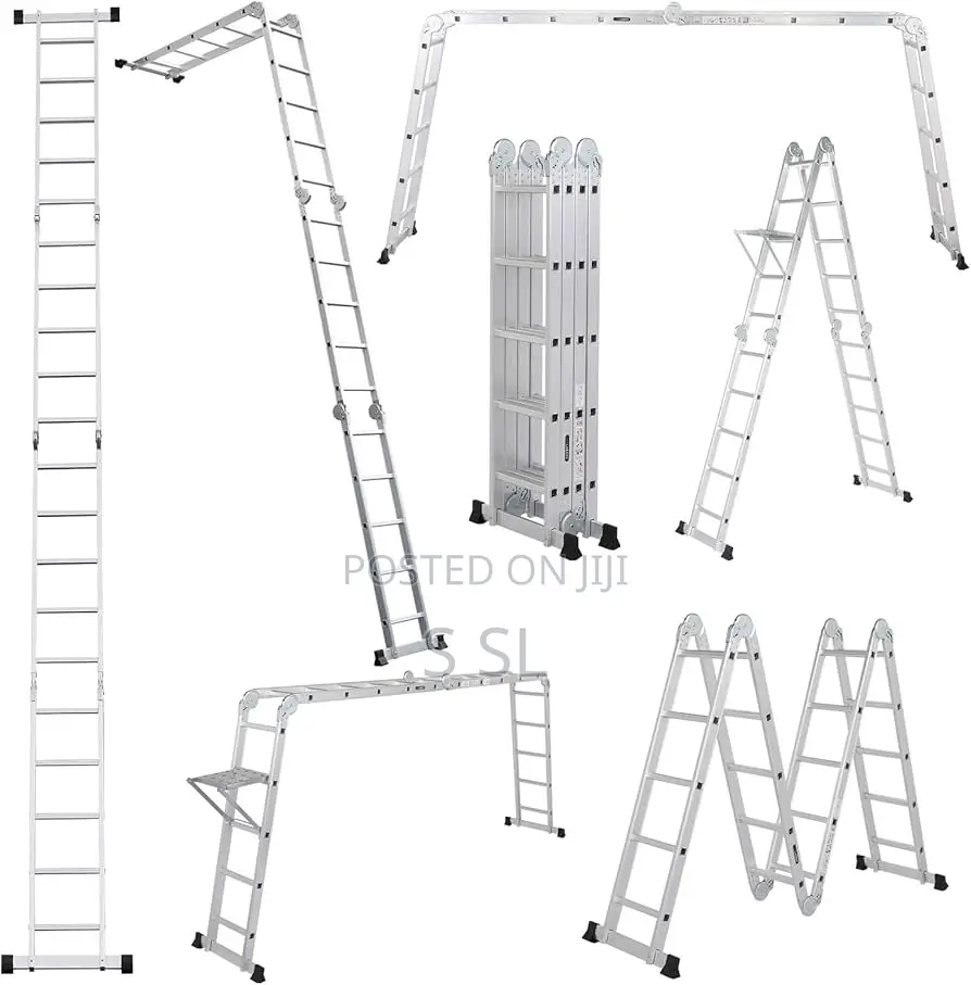 Multipurpose 4x5 Ladder (6m, Silver)