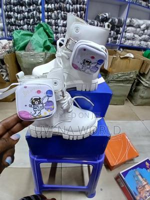 Baby Girl White Boots - thumbnail 2