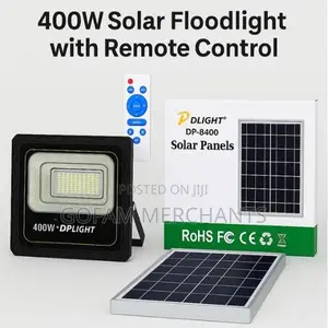 Dp Light 400w Solar Powered Floodlights – High-Lumen Outdoor Lighting
