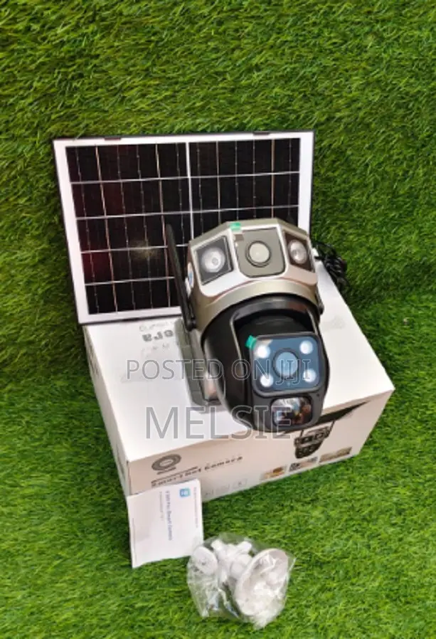 PTZ Solar Powered PTZ Camera -(4mp Resolution Full Colored at Night)