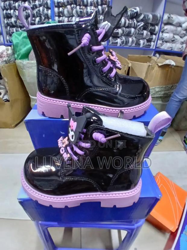 Fancy Laced Girls Boots - main view