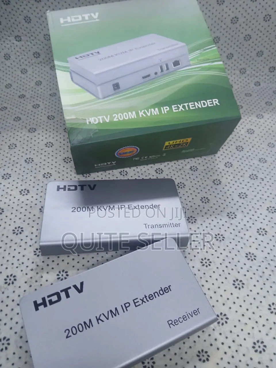HDTV Extender 200m KVM Transmitter and Receiver Over Cat6