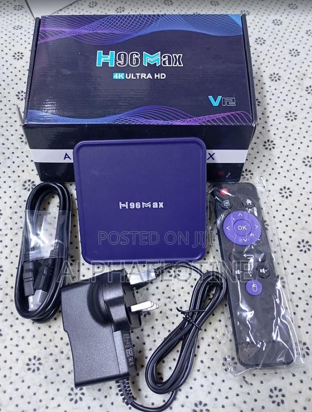 H96 Max V12 Android 12.0 Smart Tv Box Uhd Media Player - thumbnail 2