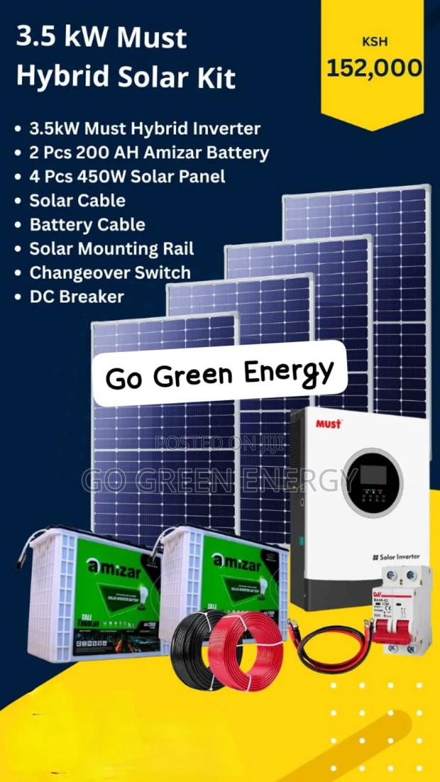 3.5kw Must Hybrid Solar Kit