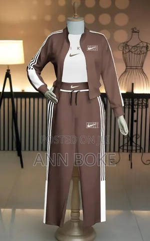 Turkish 3pc Ladies Set Nike Branded (Embroidered) Material Soft