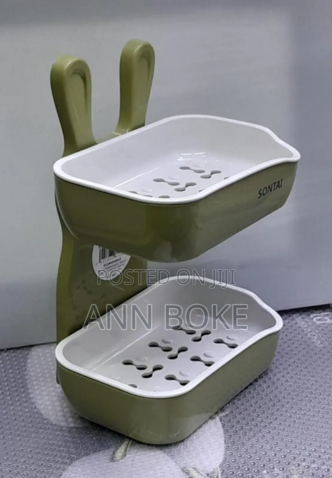 *Mouse-Shaped Double Layer Soap Dish*