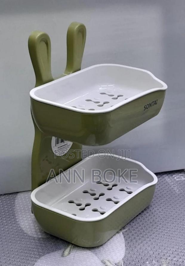 *Mouse-Shaped Double Layer Soap Dish* - main view