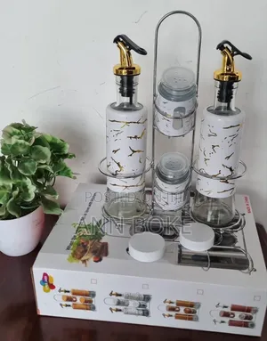 5in1 Seasoning Set 2 - 300ml Oil Dispenser 2 - 100ml Salt
