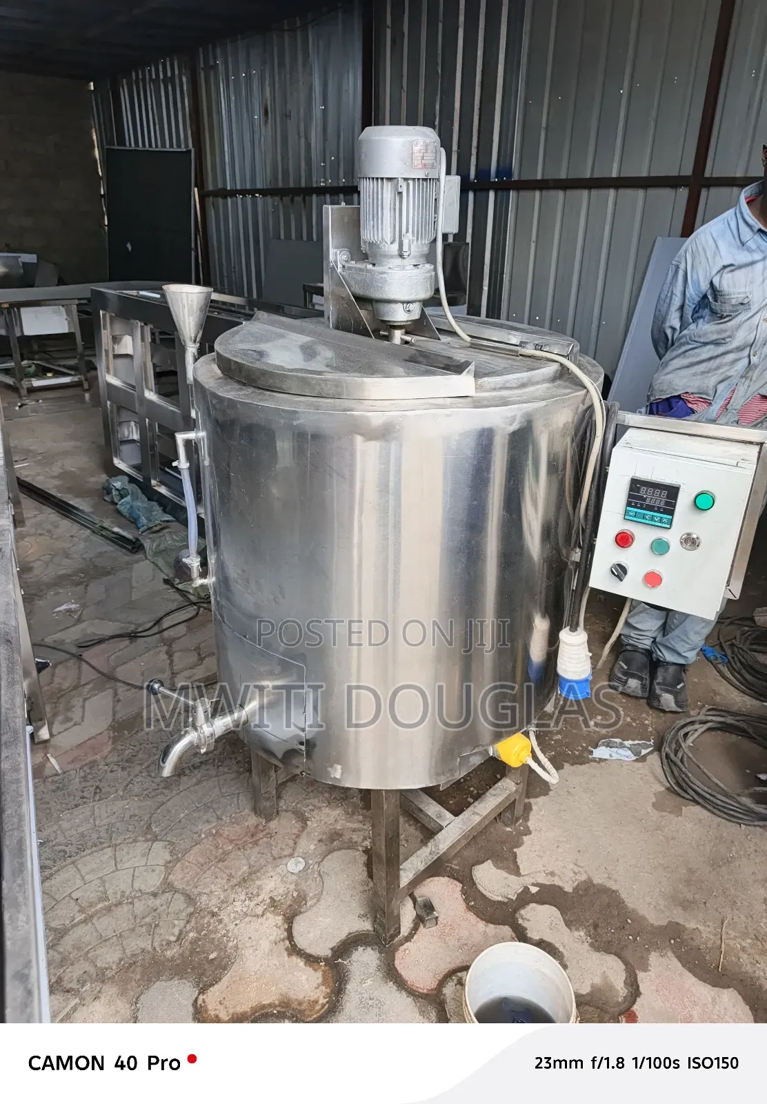 Milk Pasteurizer 2hp Motor