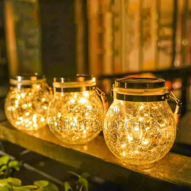 Solar Mason Jar Hanging Lights - thumbnail 4