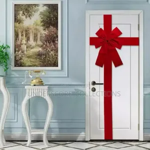 Red Large Christmas Door Ribbons