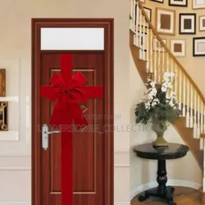 Red Large Christmas Door Ribbons