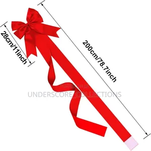Red Large Christmas Door Ribbons