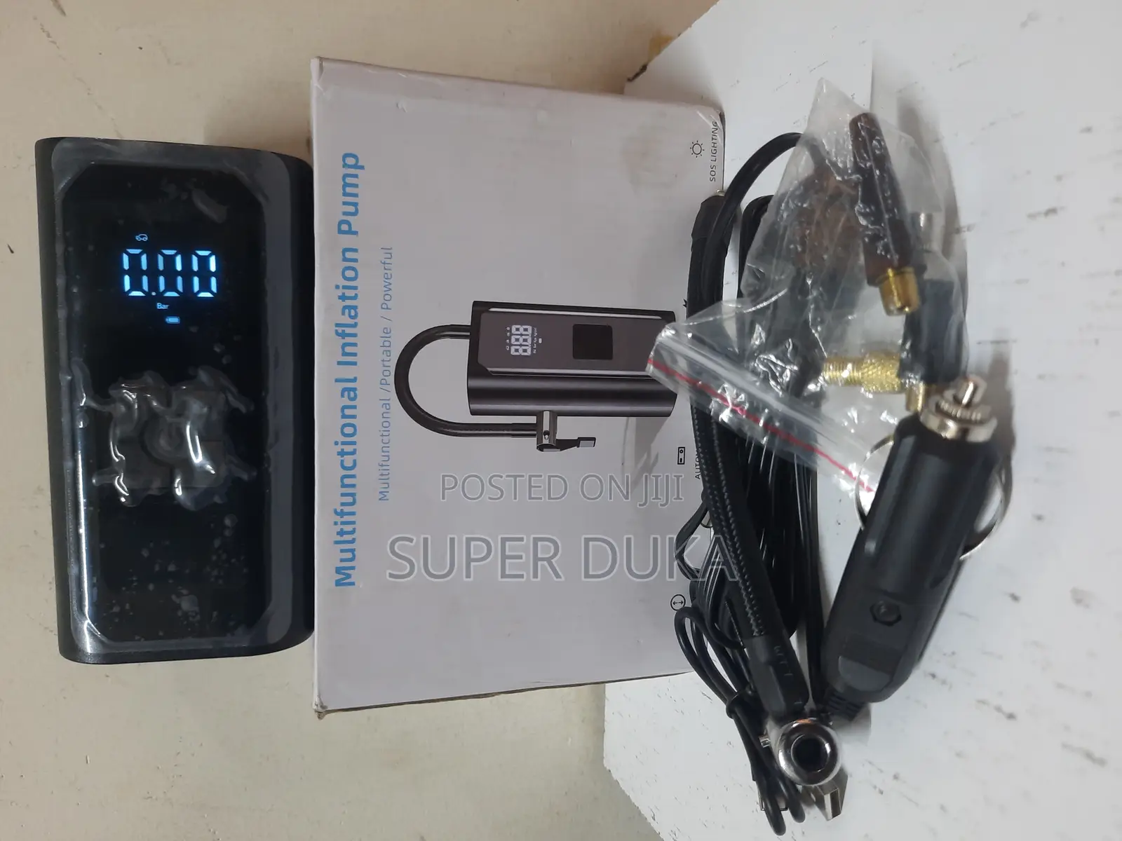 Power Bank.Wireless Pump.Rechargeable Air Compressor/Tire Inflator