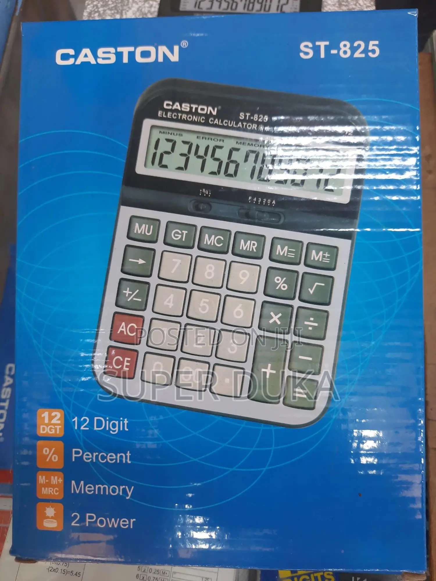 Calculator. Caston St-825 Electronic 12-Digit Battery