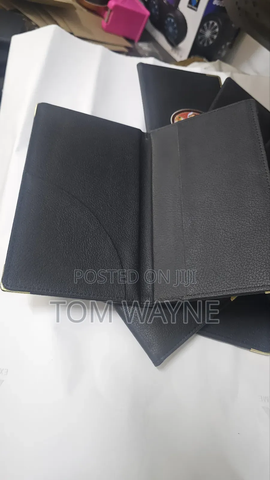 Branded Leather Bill Folder