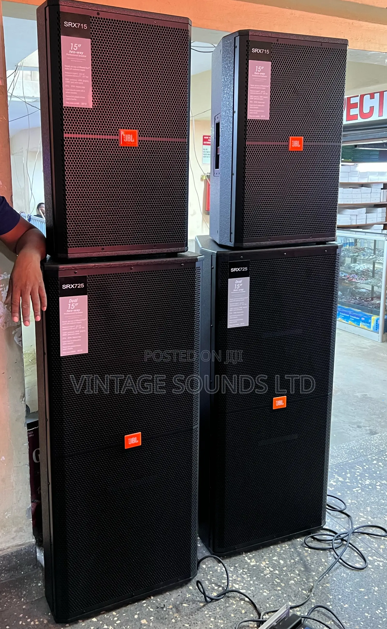 JBL Full Range Speakers Srx725 JBL SRX 715 2pcs