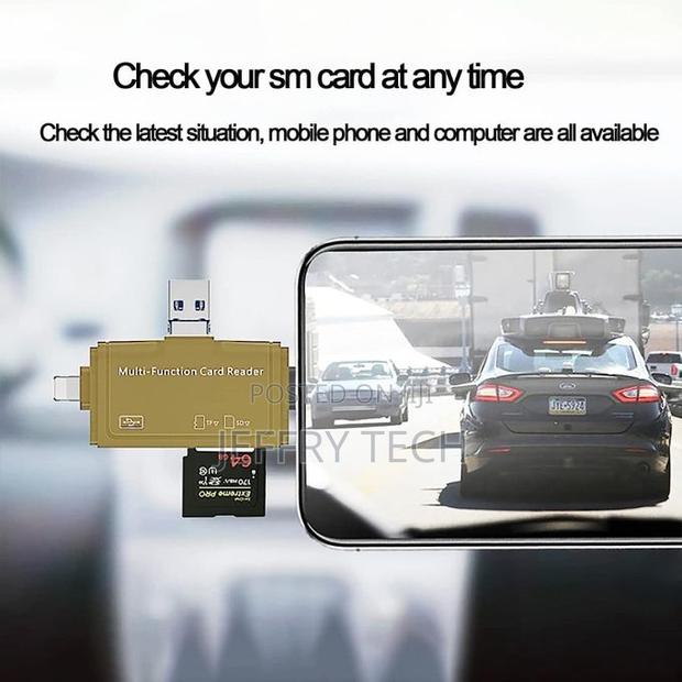 Sd Card Reader, 7-in-1 for Apple Type-C Android Phone Computer Otg - thumbnail 3