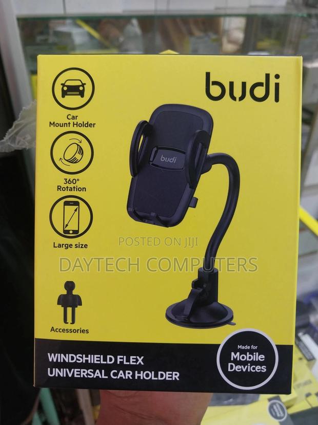 Budi Windshield Flex Universal Mobile Phone Car Holder - main view