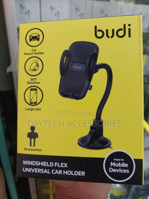Budi Cm525b Windshield Flex Universal Mobile Phone Car Mount Holder - thumbnail 3