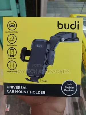 Budi Cm555b Universal Sunction Cup Car Mount Holder