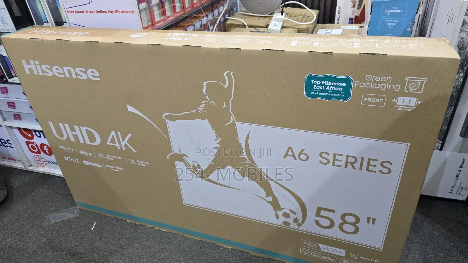 Hisense 58 Inch Smart Tv 58a6n