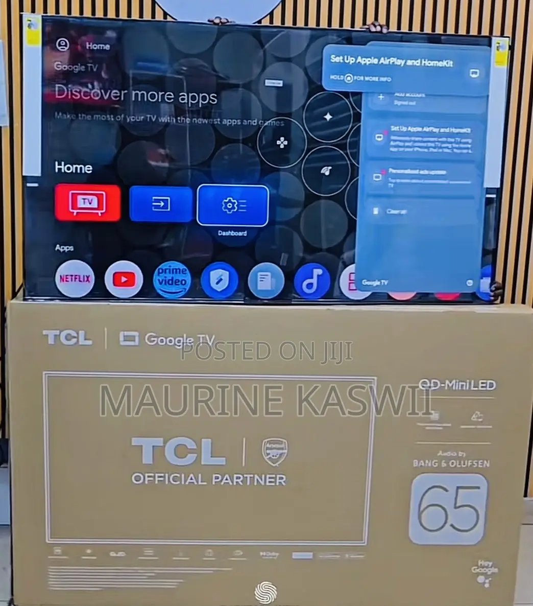 TCL 65′′ C7k 144hz Premium Qd-Miniled-2025
