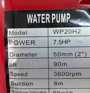 High Pressure Irrigation Pump 2 Inches
