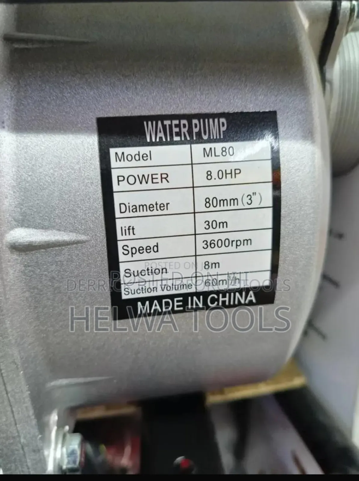 2" Inches Irrigation Water Pump