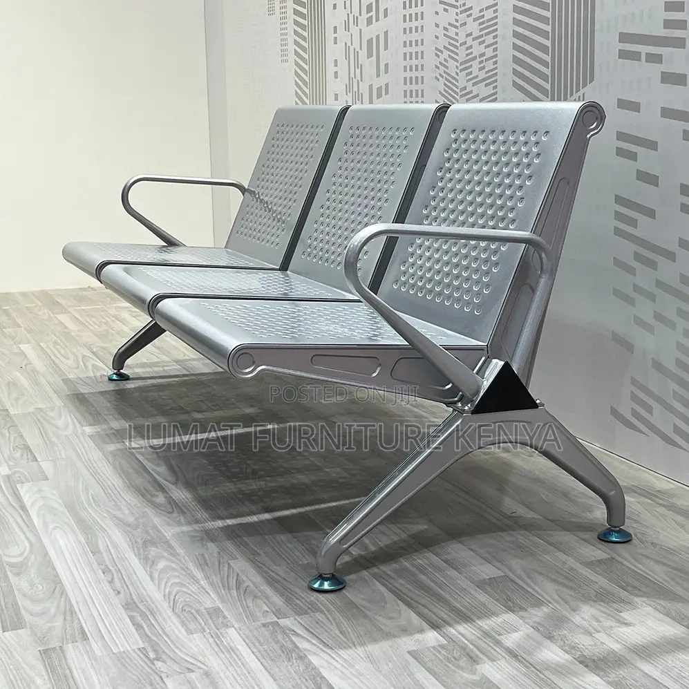 3 Link Unpadded Visitors Waiting Bench