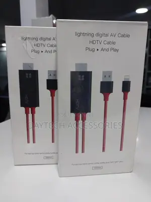 Lightning Digital Av Cable to Hdmi Plug and Play.