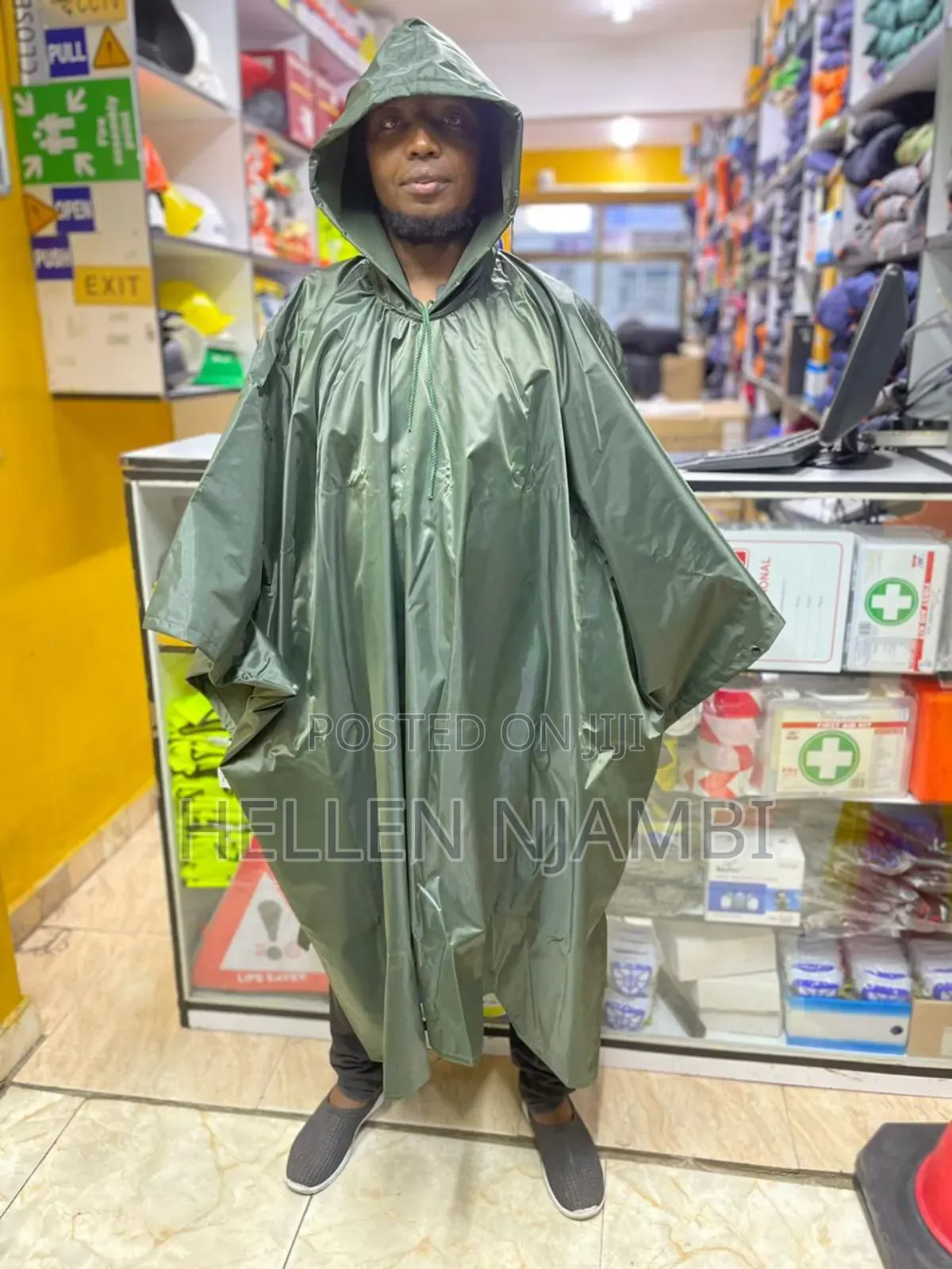 Rain Poncho With Hood