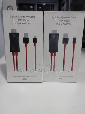 Apple Lightning to Hdmi Cable for iPhone to Tv.