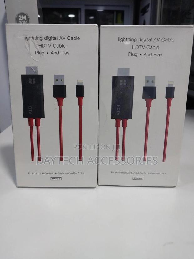 Apple Lightning to Hdmi Cable for iPhone to Tv. - thumbnail 2