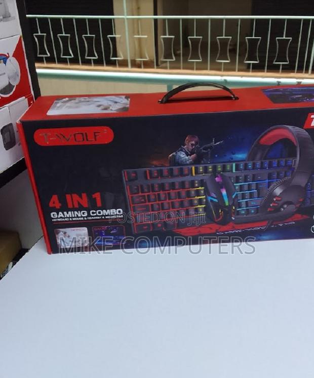 Twolf 4in1 Gaming Keyboard, Mouse, Headset and Mousepad Set - main view