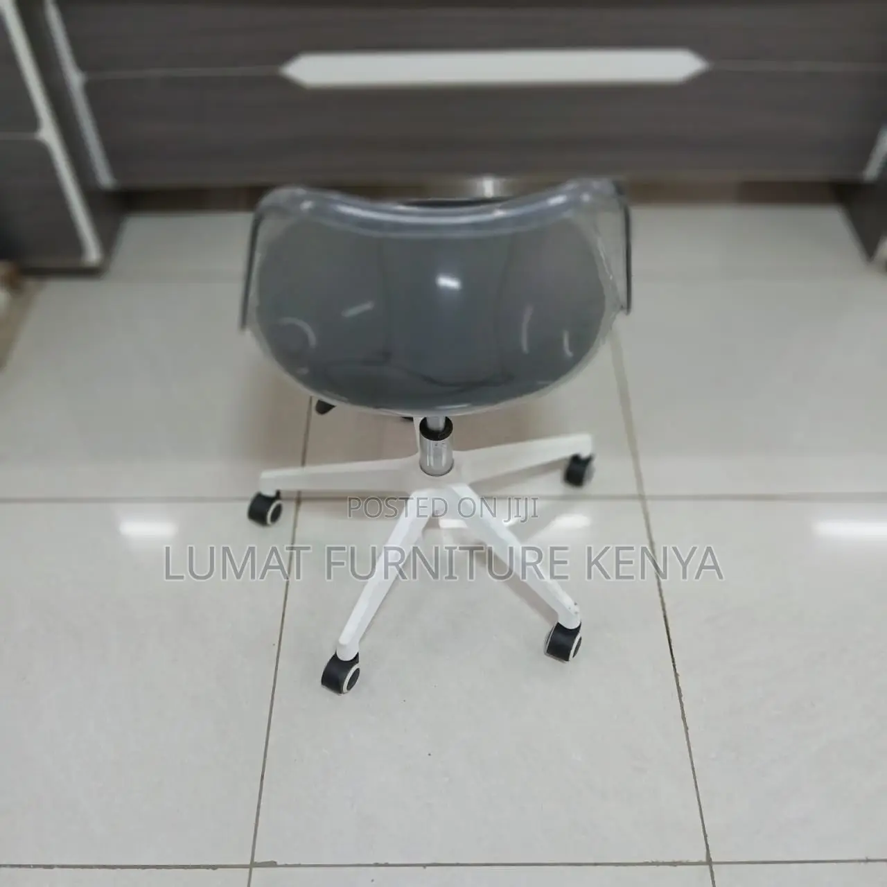 Swivel Modern Transparent Office Chair