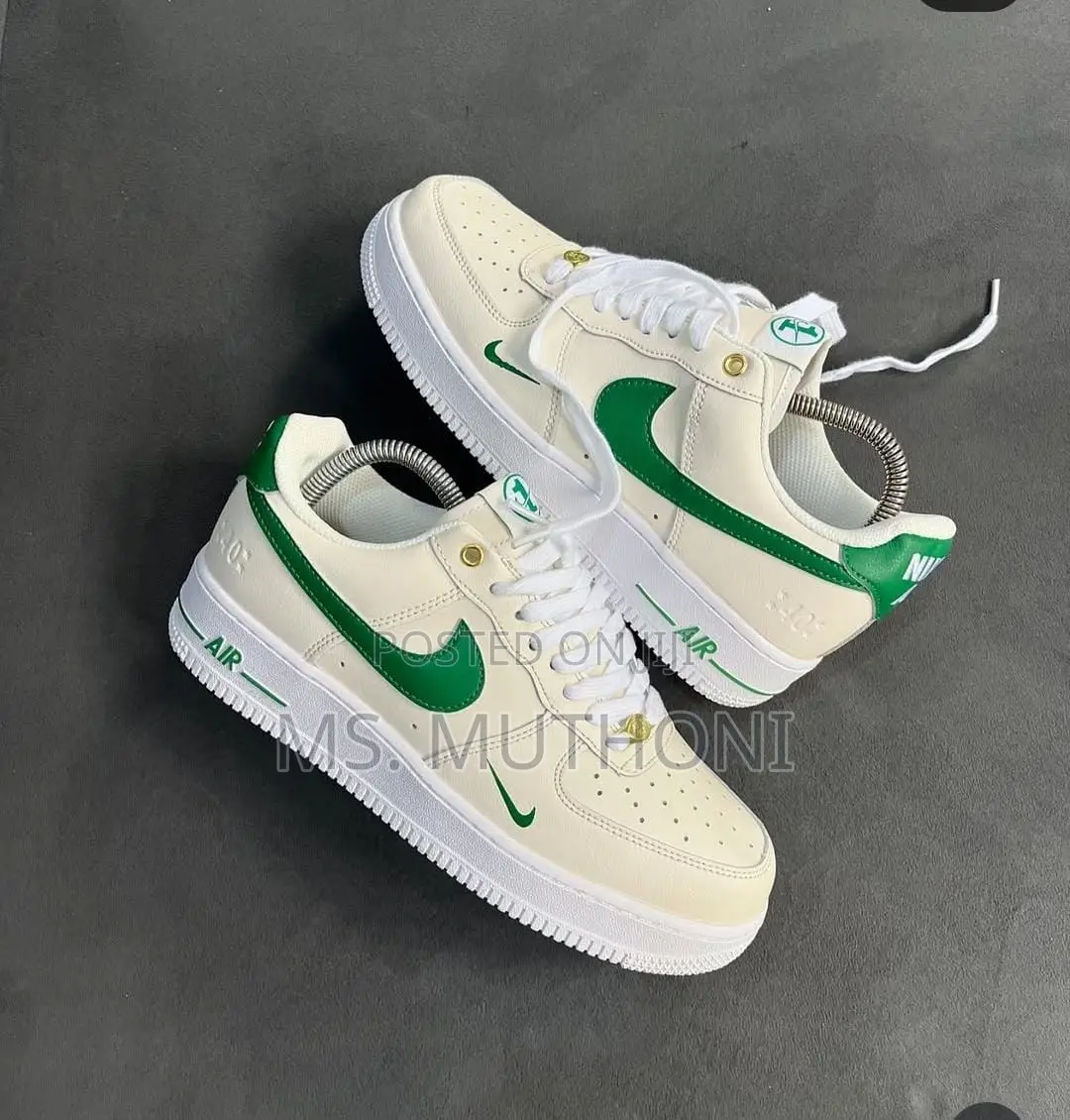 Quality Swoosh Green / Brown Sizes (39/40/41/42/43/44/45)