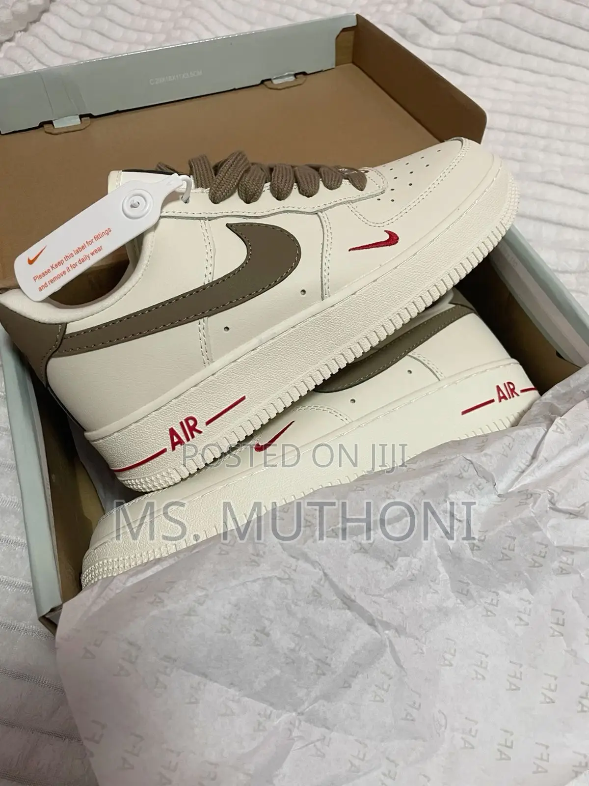 Quality Swoosh Green / Brown Sizes (39/40/41/42/43/44/45)
