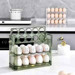 Autoflip Fridge Egg Storage Plastic Box_ele - thumbnail 2