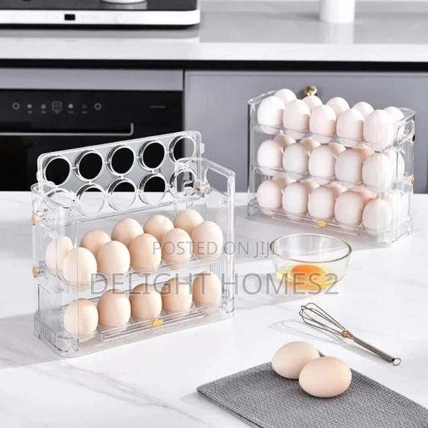 Autoflip Fridge Egg Storage Plastic Box_ele - thumbnail 3