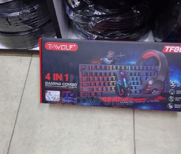 Wired Tf850 Gaming Keyboard Mouse and Gaming Headset - main view