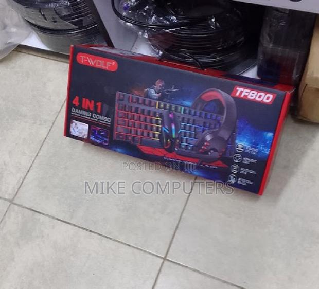 4 in 1 Gaming Keyboard and Mouse Speaker Headphone